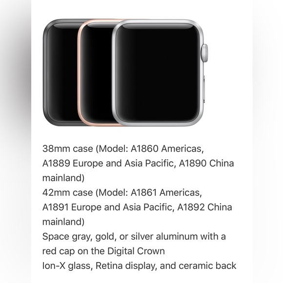 Apple Watch Series 3 *includes charger* - Picture 4 of 5